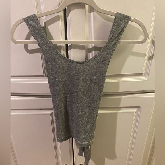Lanston x revolve Oversized Tie Back Tank grey NWT size medium - Picture 2 of 4